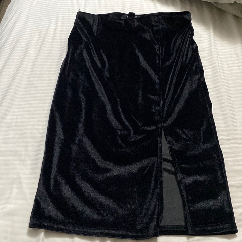Street Wear Society Midi Slit Skirt